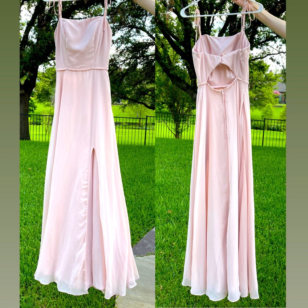 Blush Mori Lee Bridesmaids Dress